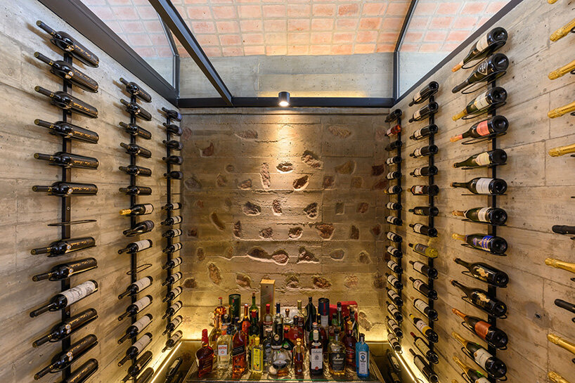 the vaults establish a construction module that governs every aspect of the design