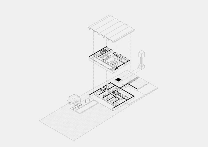 axonometric plan by Cristián Nanzer