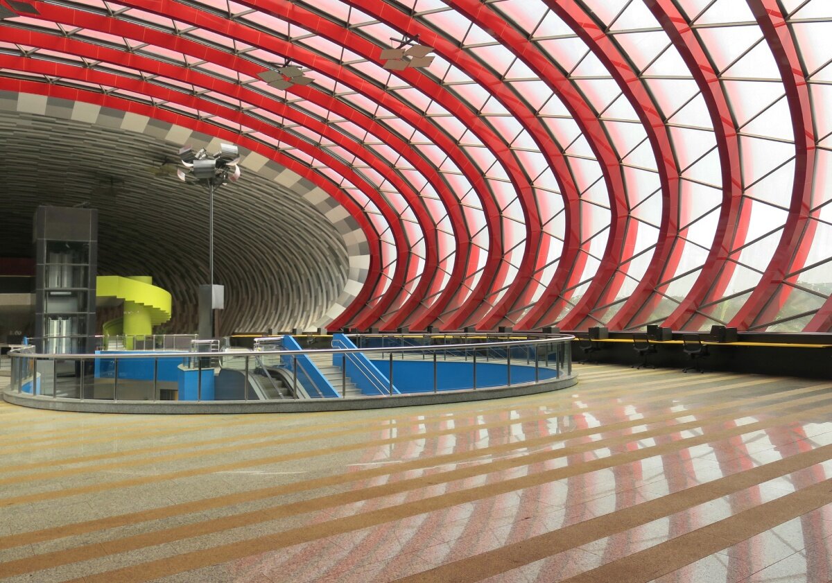 paul clemence captures vivid hues & geometries of ruy ohtake's bioparque pantanal in brazil