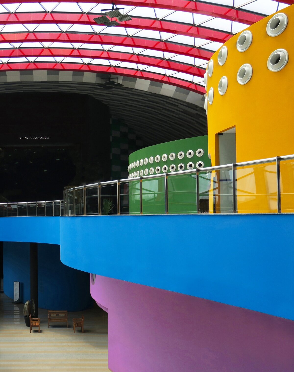 paul clemence captures vivid hues & geometries of ruy ohtake's bioparque pantanal in brazil