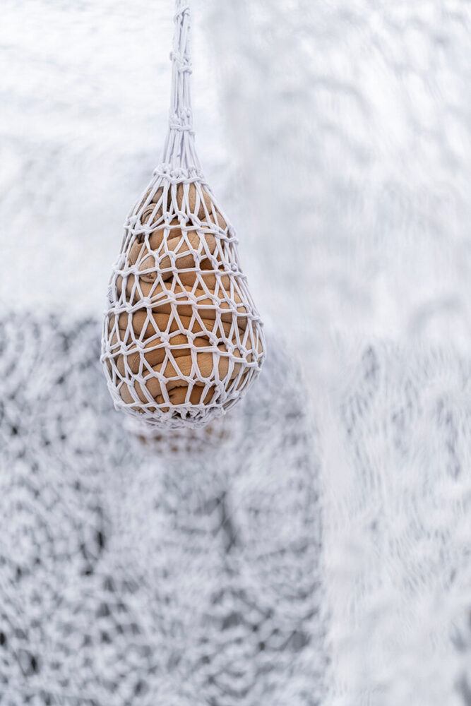 the artist alludes to the union of Adam and Eve