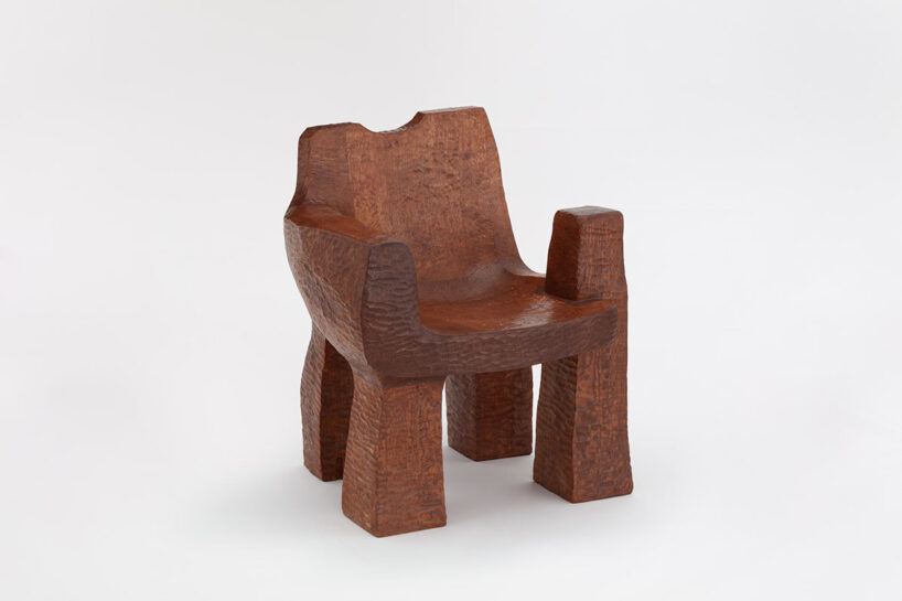 Faye Toogood, Cairn, 2021, hand-carved oak