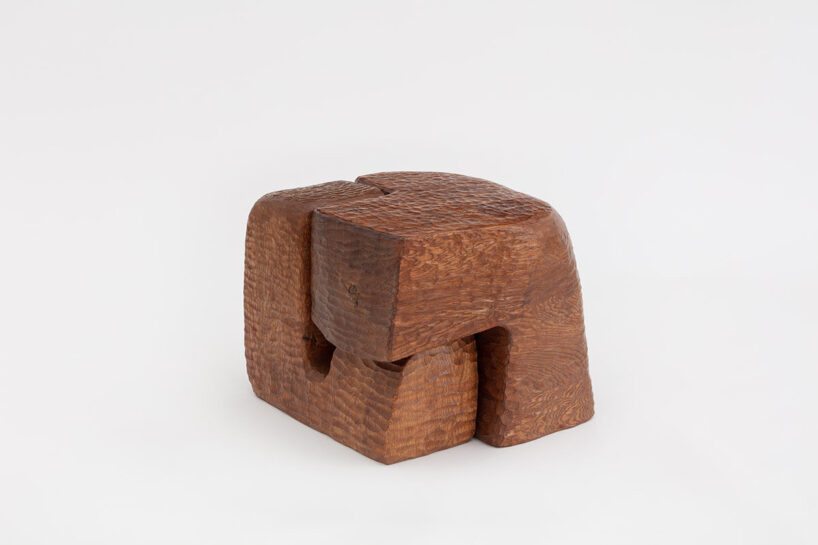 Faye Toogood, Pile, 2022, hand-carved oak