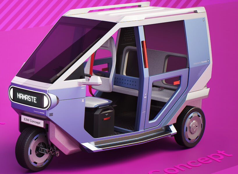 there’s a single seat for the driver, and two modular seats at the back for the passengers