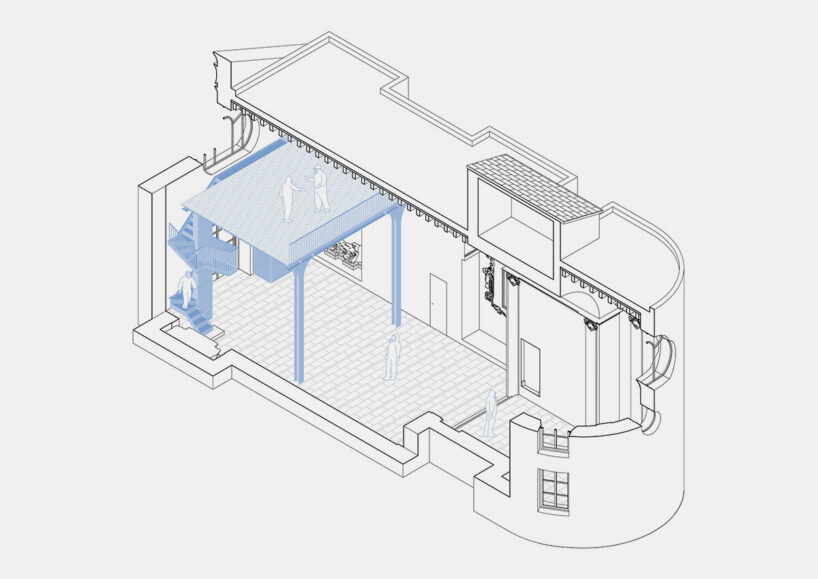 axonometric plan by caarpa