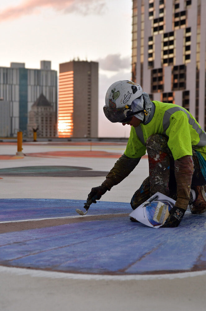 showcasing the artist’s precision and sense of scale