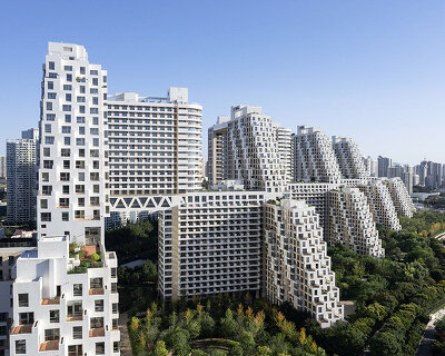 safdie architects completes second phase of habitat '67-inspired project in qinhuangdao