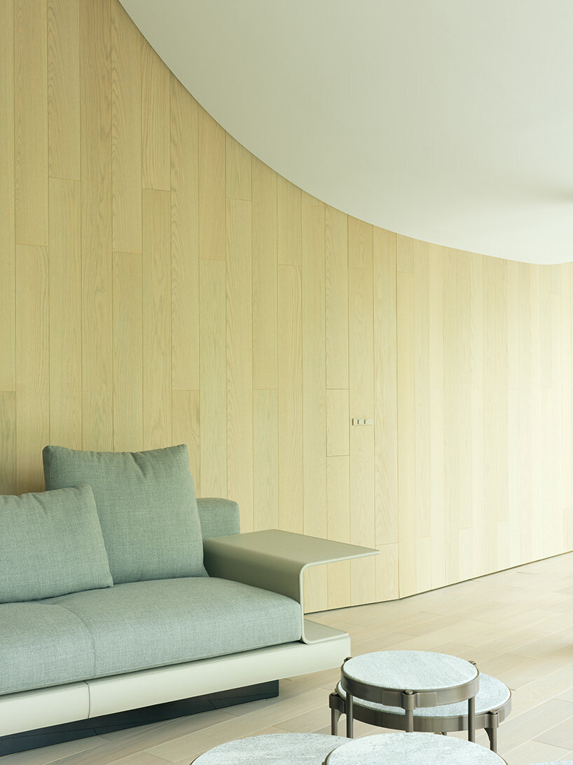 all six of the cottages gently intertwine