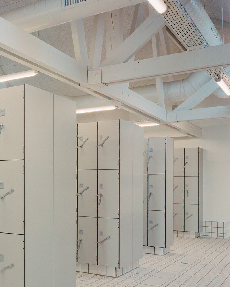 the dressing rooms are also part of the renovation