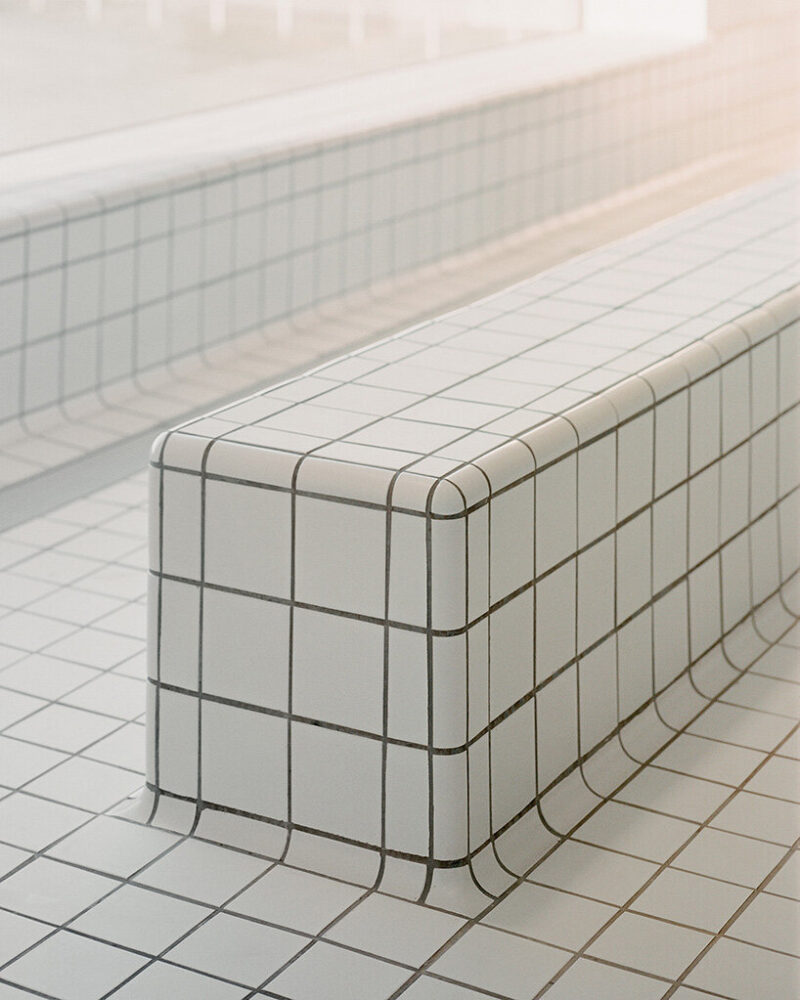 rounded corners add to the fluidity of the space