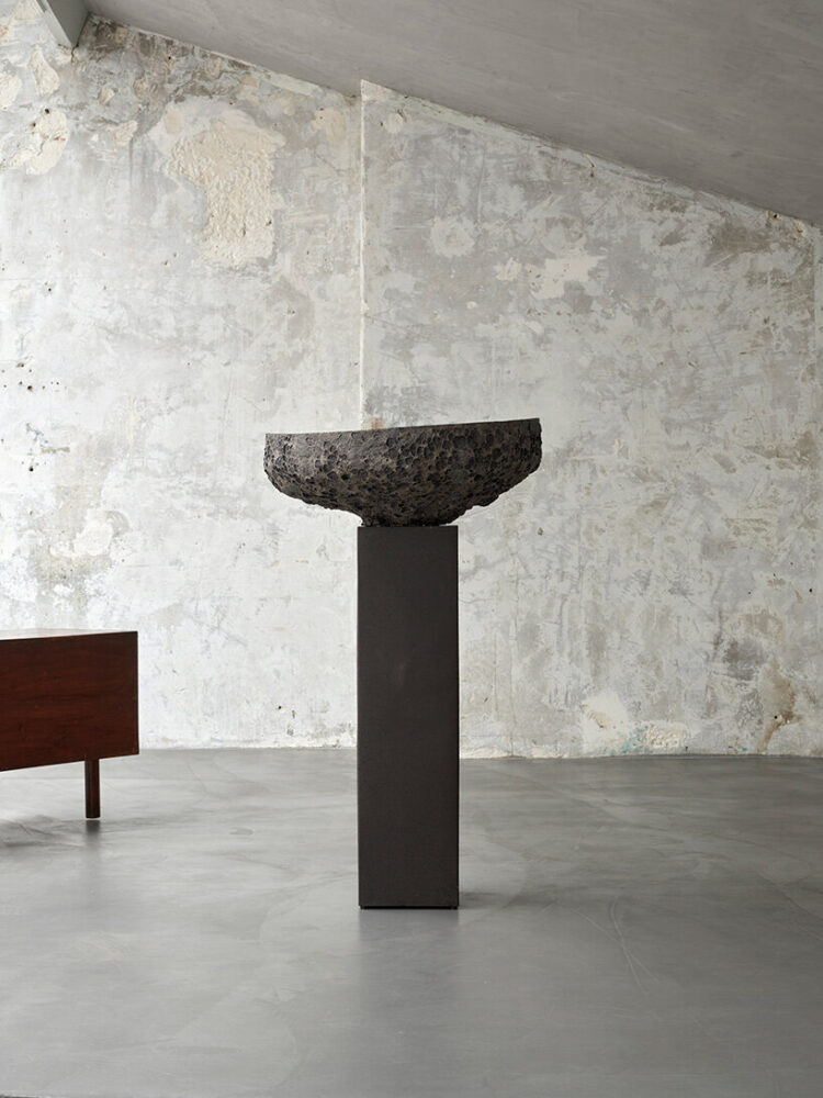 Niclas Wolff’s pieces convey the force of volcanic, stormy earth