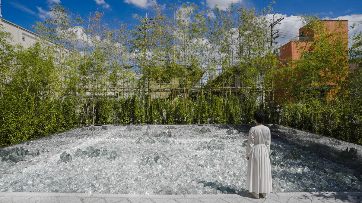 teamLAB channels wind, rain, and sun for luminous installations in japan