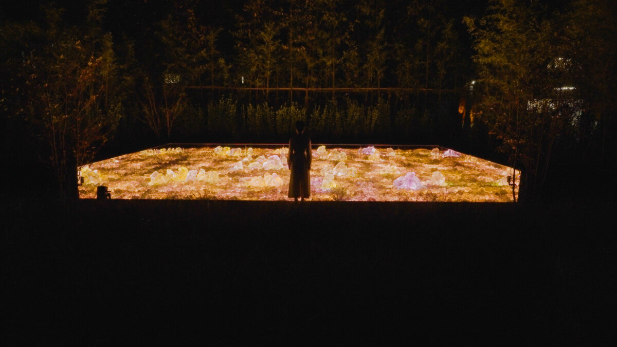 teamLAB channels wind, rain, and sun for luminous installations in japan