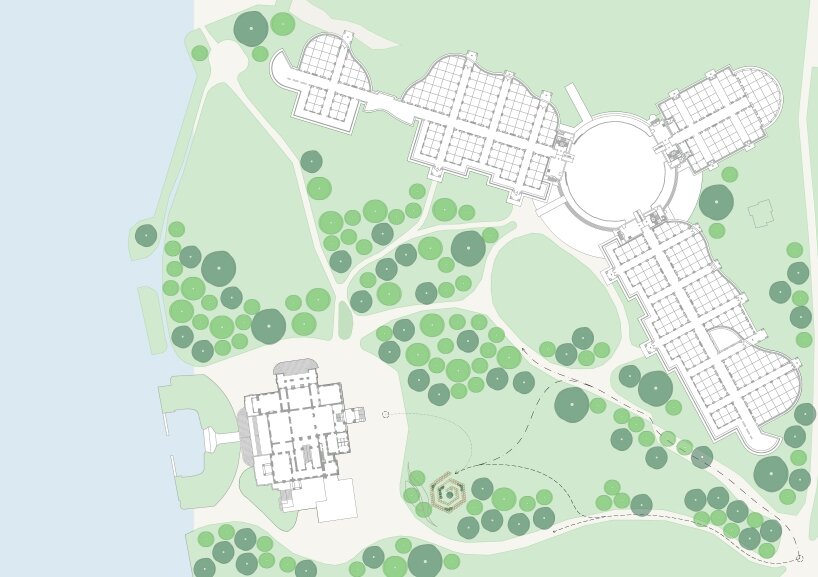 site plan of the UnSoiled Pavilion