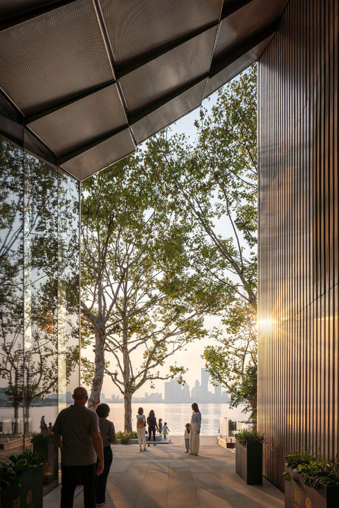 a space for public gatherings and hospitality