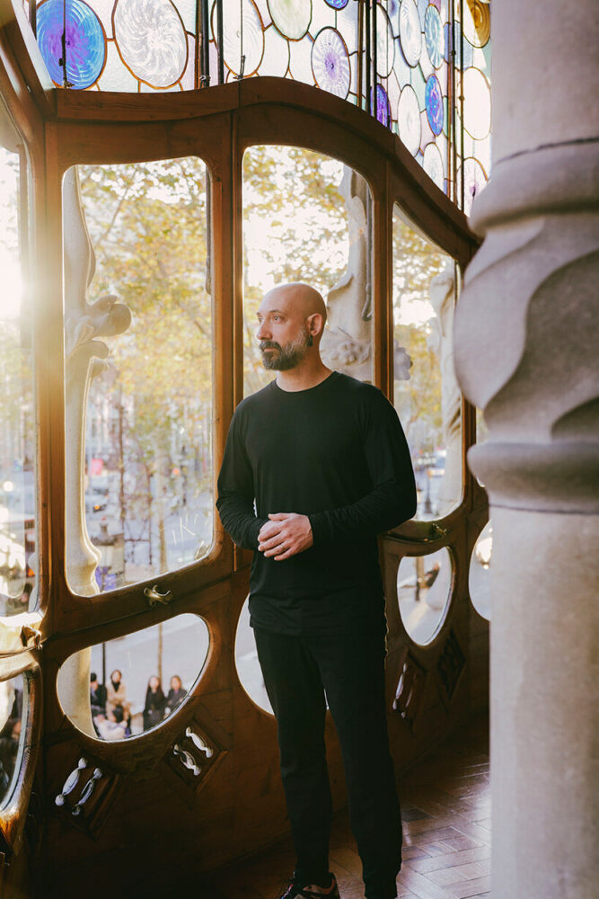 Italian artist Quayola | image courtesy of Quayola and Casa Batlló