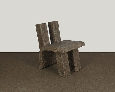 coffee waste becomes raw, textured furniture in chanhyeok kim's 'unsleepy series'
