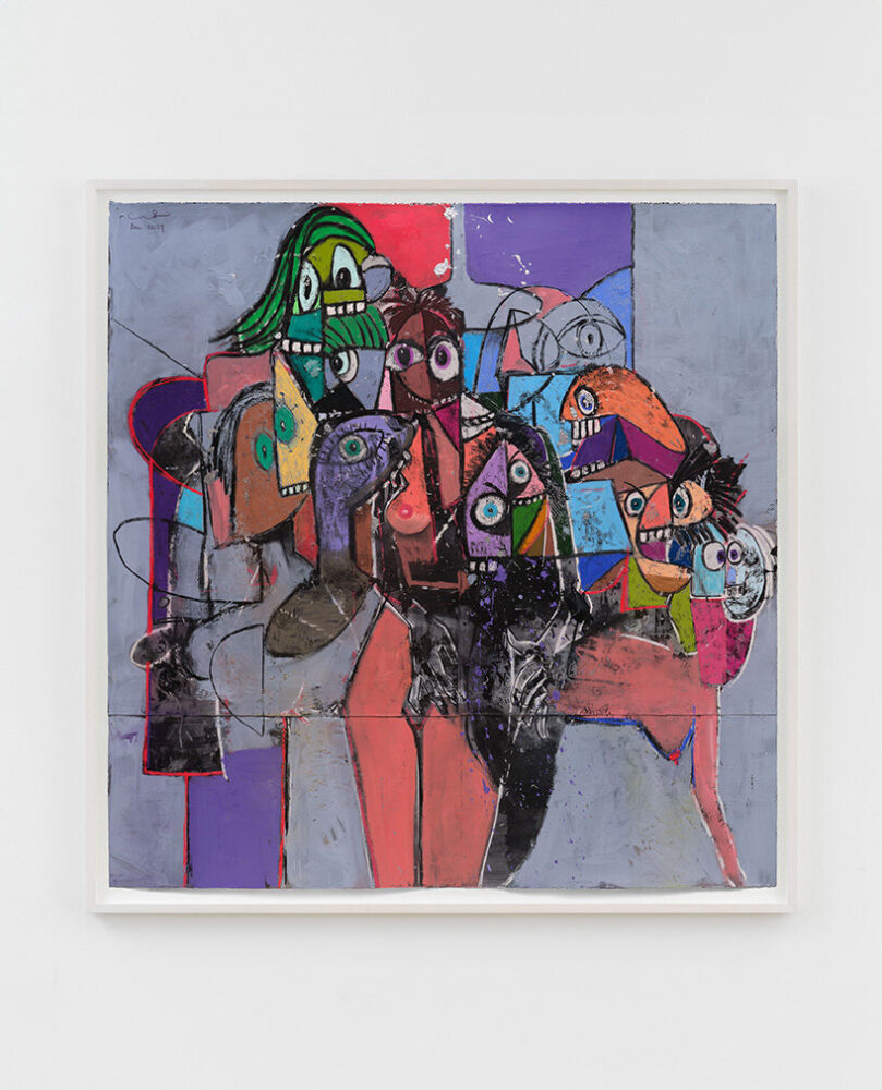 George Condo, Female Gathering, 2024 © George Condo, courtesy the artist and Hauser & Wirth
