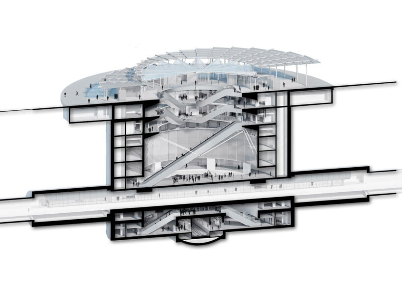 section | image courtesy of Dominique Perrault Architecte