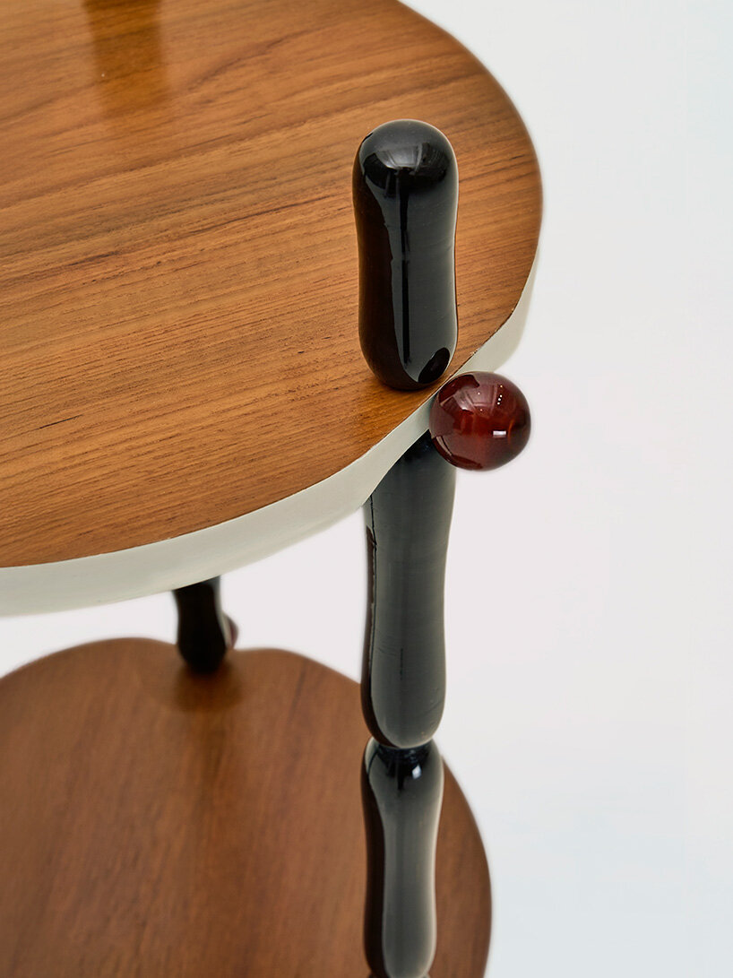 finished with natural tung oil and edged in white zinc oxide