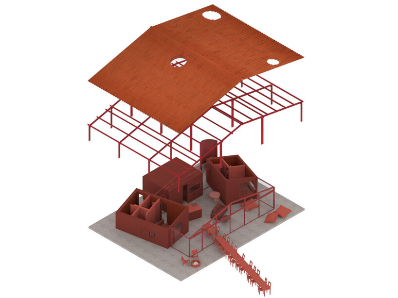 exploded axonometric