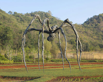 works by louise bourgeois, elmgreen & dragset and more emerge in thai khao yai art forest
