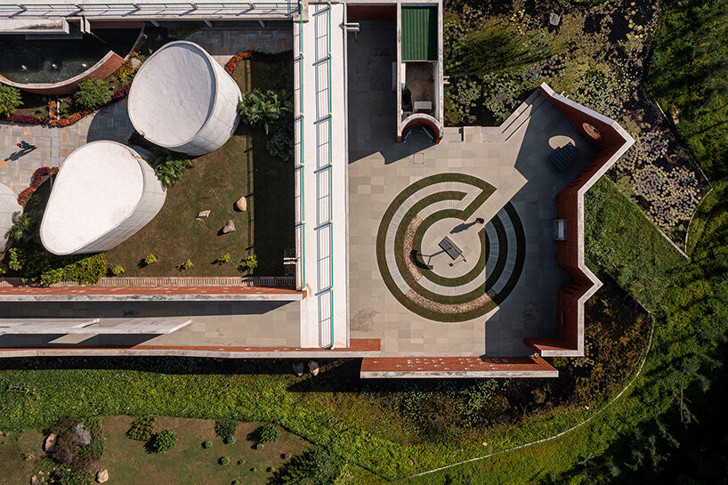 Studio Naqshbandi transforms the low-lying site into a meditative landscape