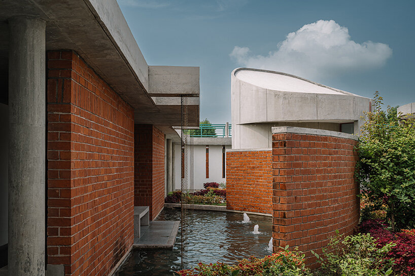 the pond defines the threshold between the outer and inner realms