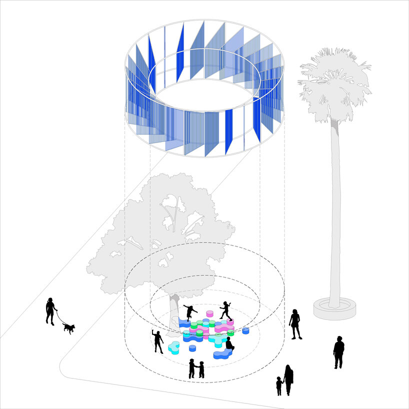 axonometric drawing | image by Taller del Desierto
