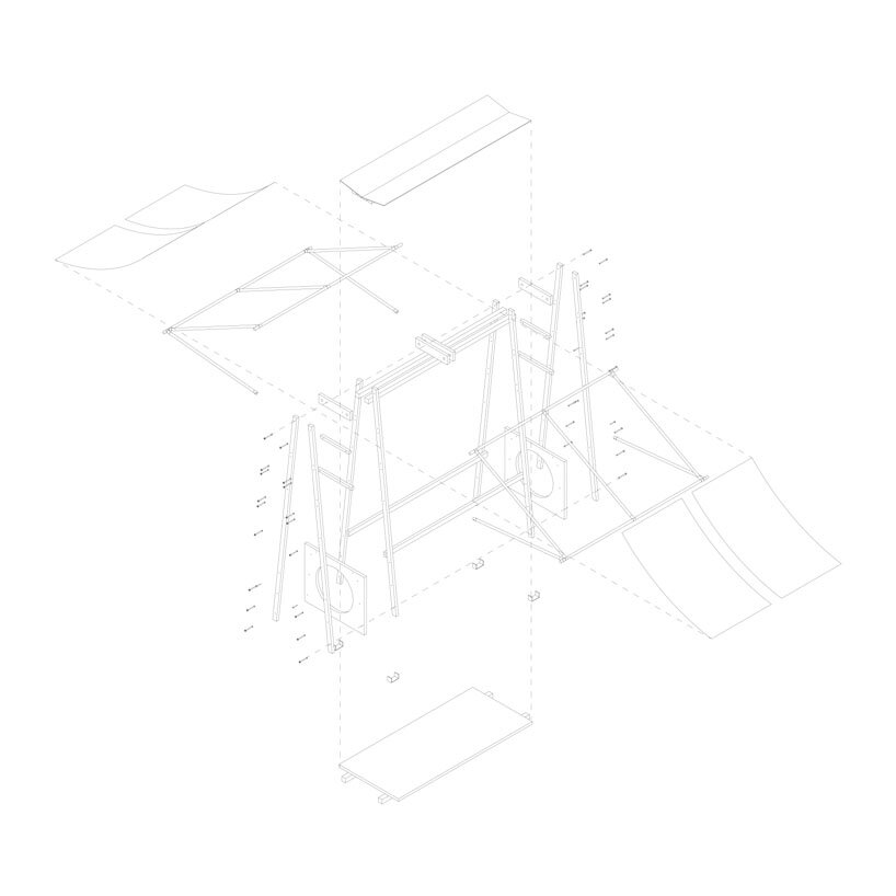 Sobremesas Module - Assembly/dissassembly detail