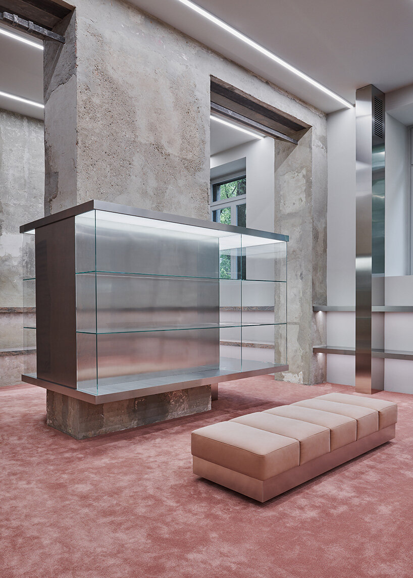 linear lighting completes the space