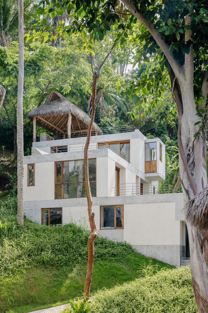 the two structures share a unified architectural language