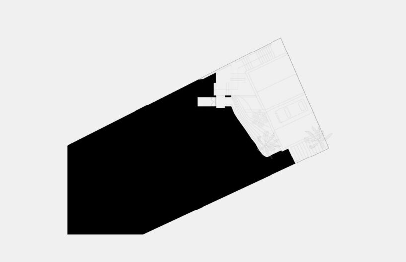 house 1 entrance plan by Ana Nuño de Buen and Palma