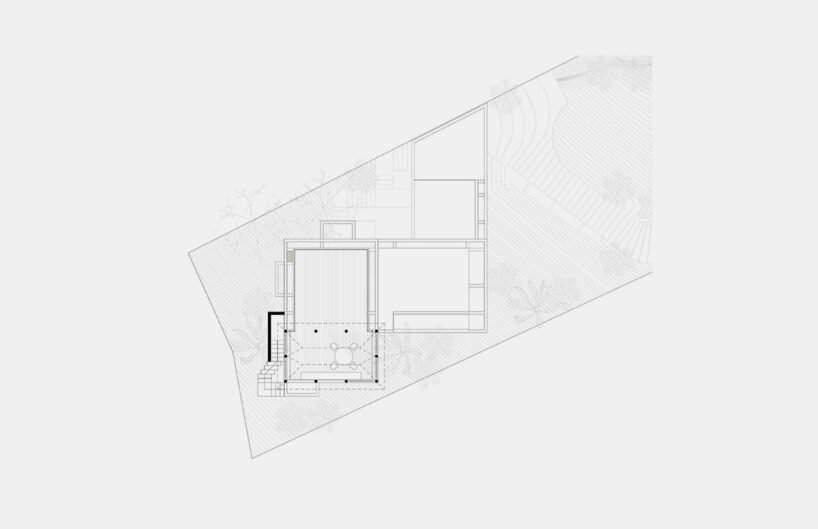 house 2 rooftop plan by Ana Nuño de Buen and Palma