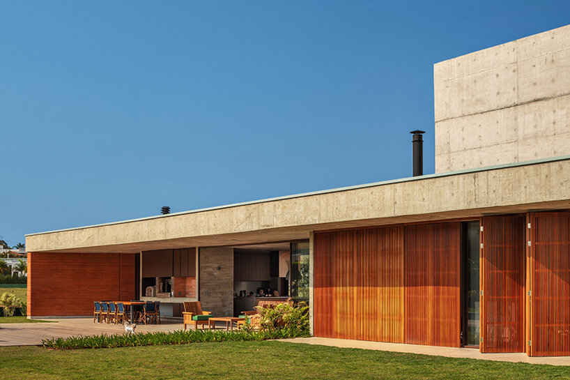 large openings let sunlight inside