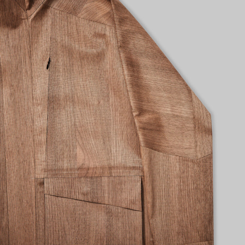 vollebak wooden jacket prototype