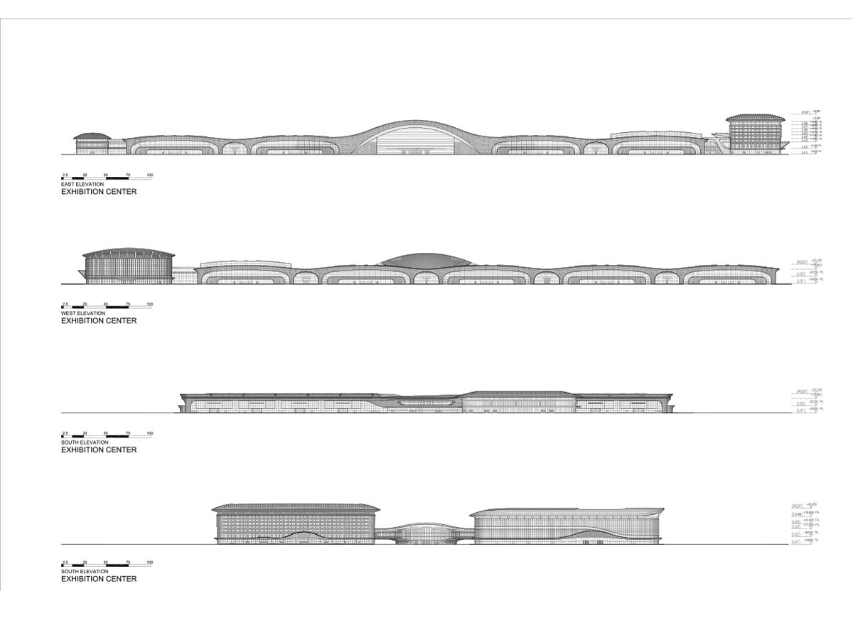exhibition center elevation