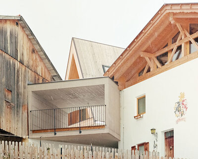 BS hof house: alpina architects presents newly expanded farmhouse in northern italy
