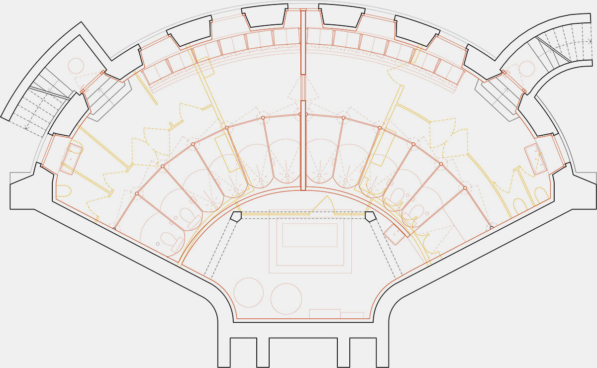 basement floor plan by Camponovo Baumgartner