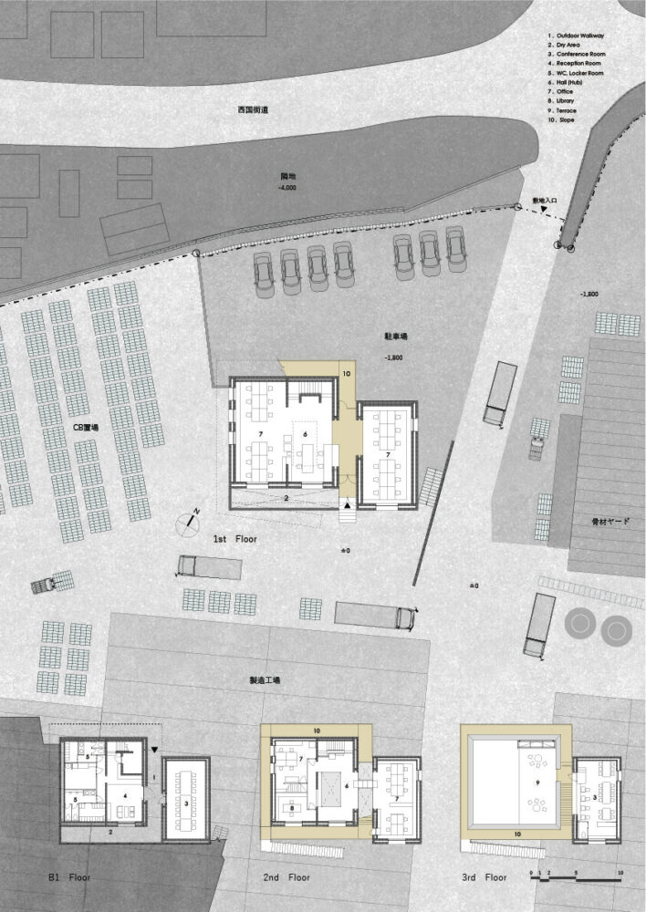 plans | image courtesy of BORA ARCHITECTS