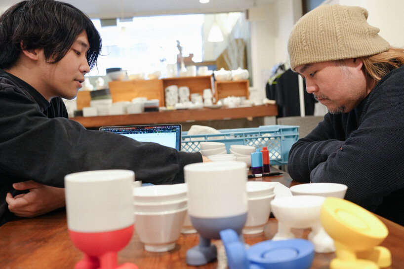 view inside the workshop