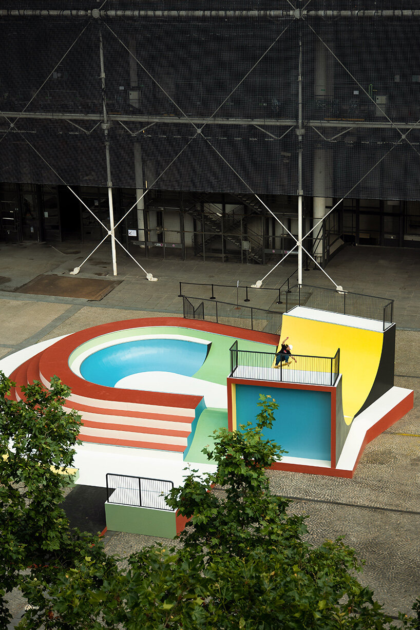 Cycloïd Piazza by Raphaël Zarka and Jean-Benoît Vétillard