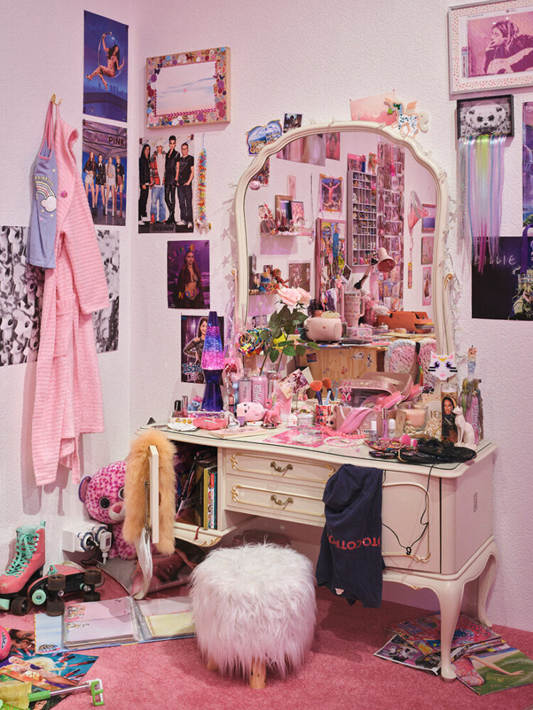 from teenage bedrooms to high fashion, glitter permeates diverse social and cultural contexts