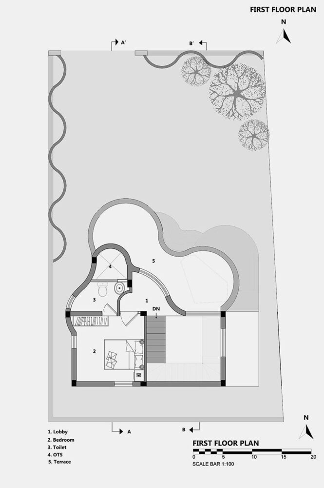 first floor plan by Art & Architecture