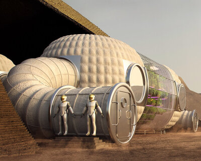 foster + partners’ lunar habitats & cai guo-qiang’s fireworks land at EARTH to SPACE festival