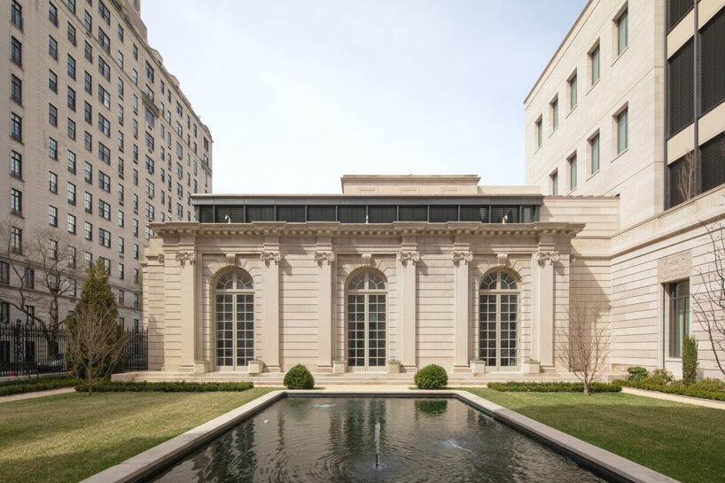 view from 70th St. Garden looking west to Reception Hall, The Frick Collection, New York | image © Nicholas Venezia