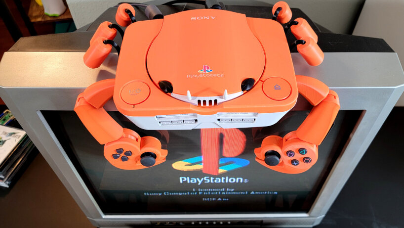 crab playstation 1 console