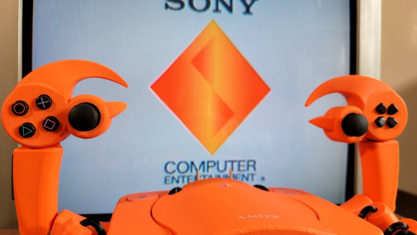 crab playstation 1 console