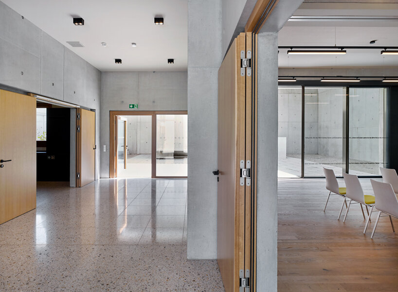 entrance area of the parish hall