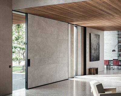 oikos venezia's vela opens the door to an era of fully electronic entrance architecture